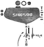 Tank Benzinhahn für Simson S51
