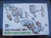 original MZ Plakat Explosionszeichnung Motor ES TS 125 150 groß