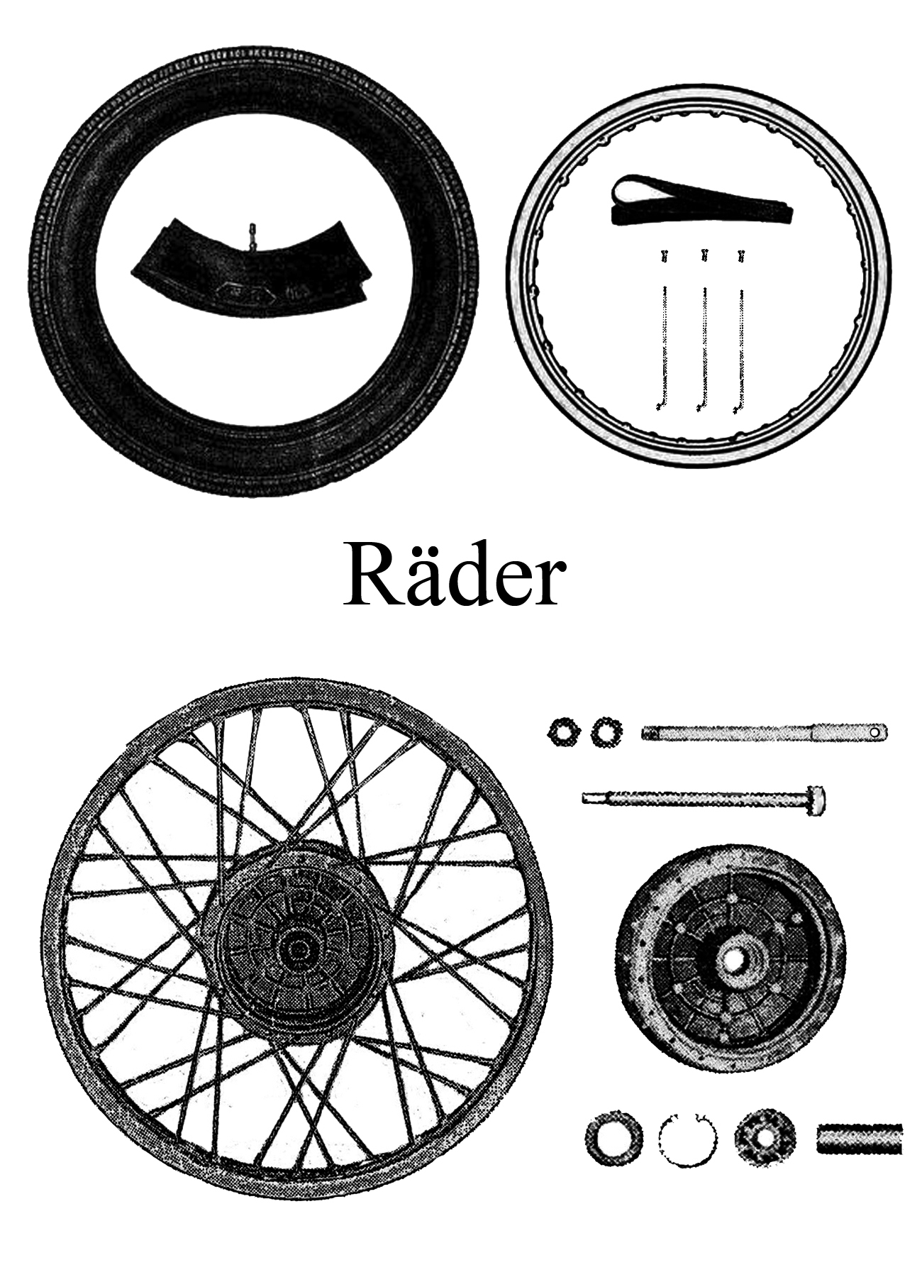 Simson S51 Ersatzteile Räder Reifen