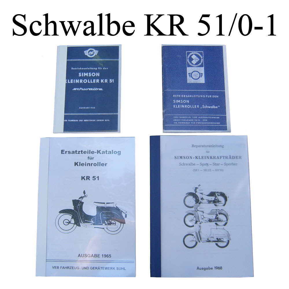 Literatur für Simson Schwalbe KR51